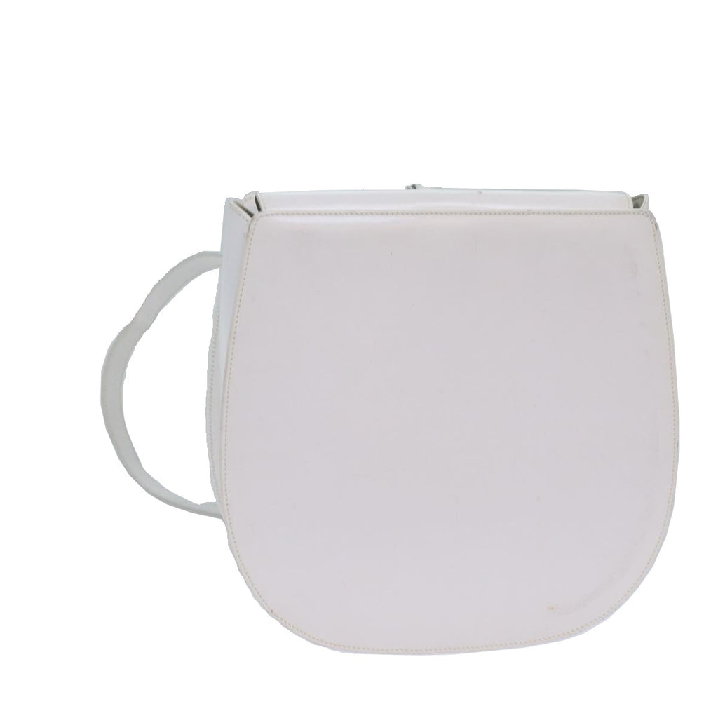 GUCCI Body Bag Leather White ar12042