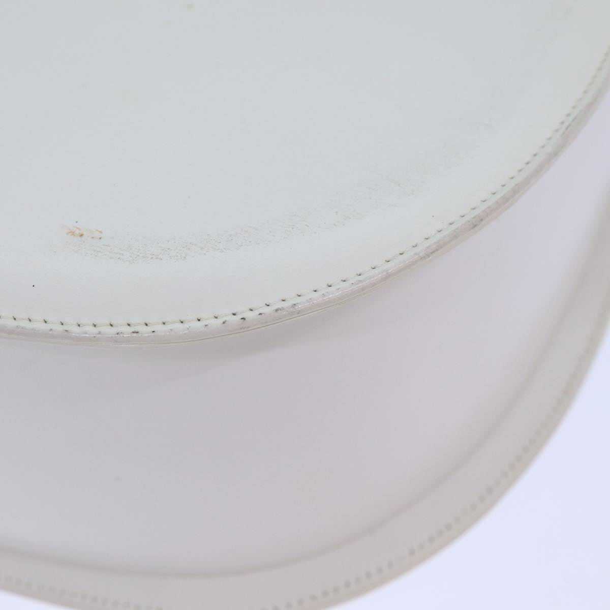 GUCCI Body Bag Leather White ar12042