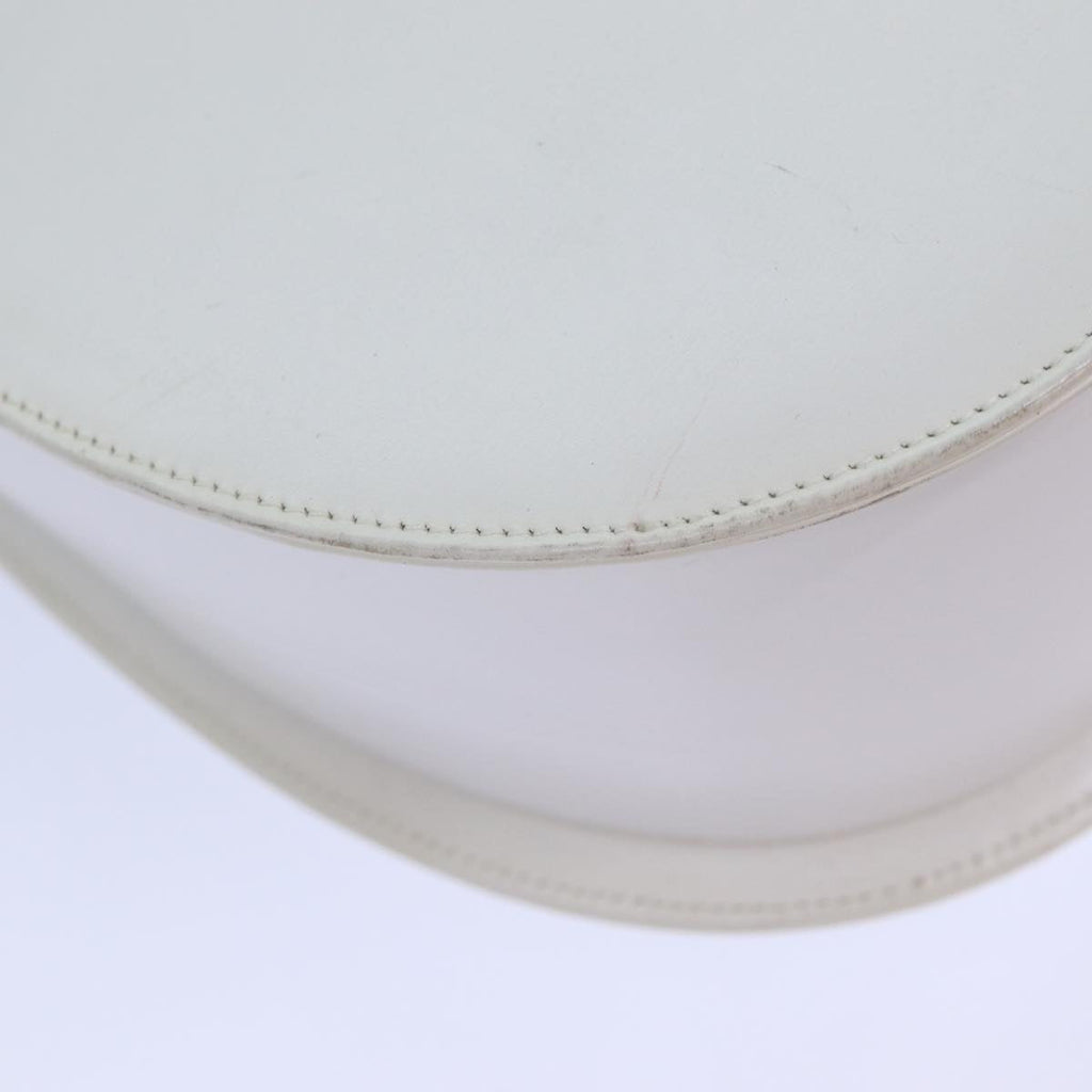 GUCCI Body Bag Leather White ar12042