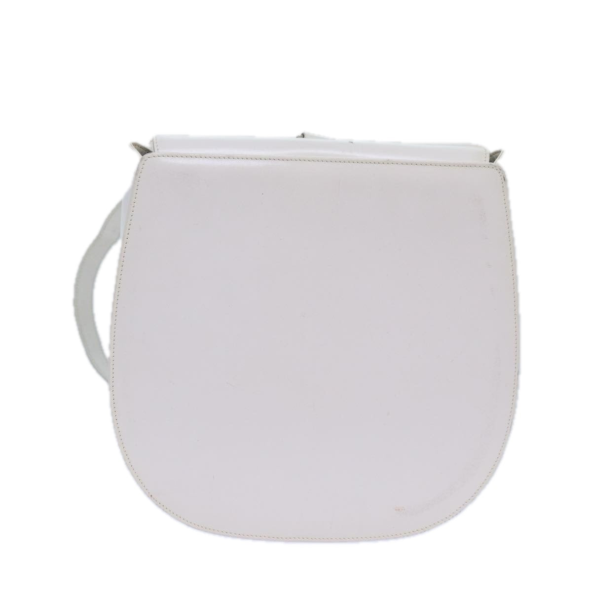 GUCCI Body Bag Leather White ar12042