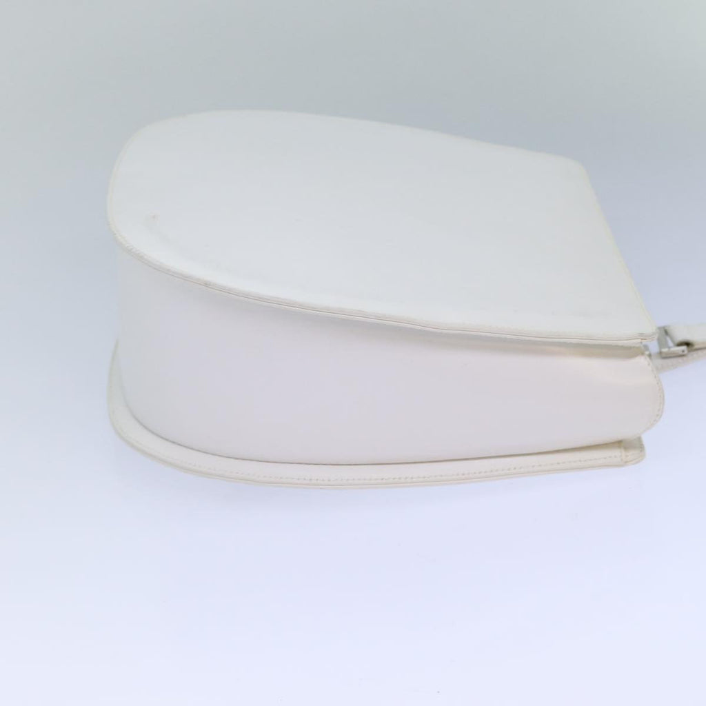 GUCCI Body Bag Leather White ar12042