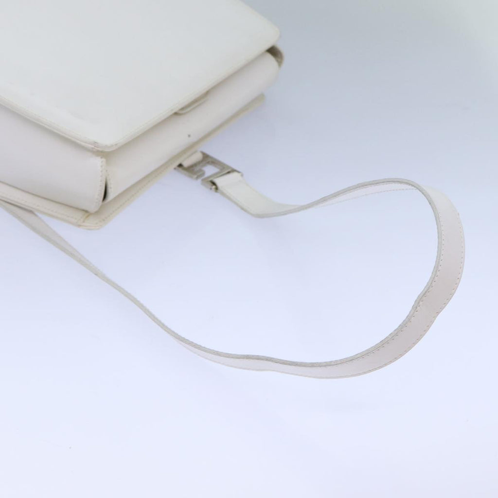 GUCCI Body Bag Leather White ar12042