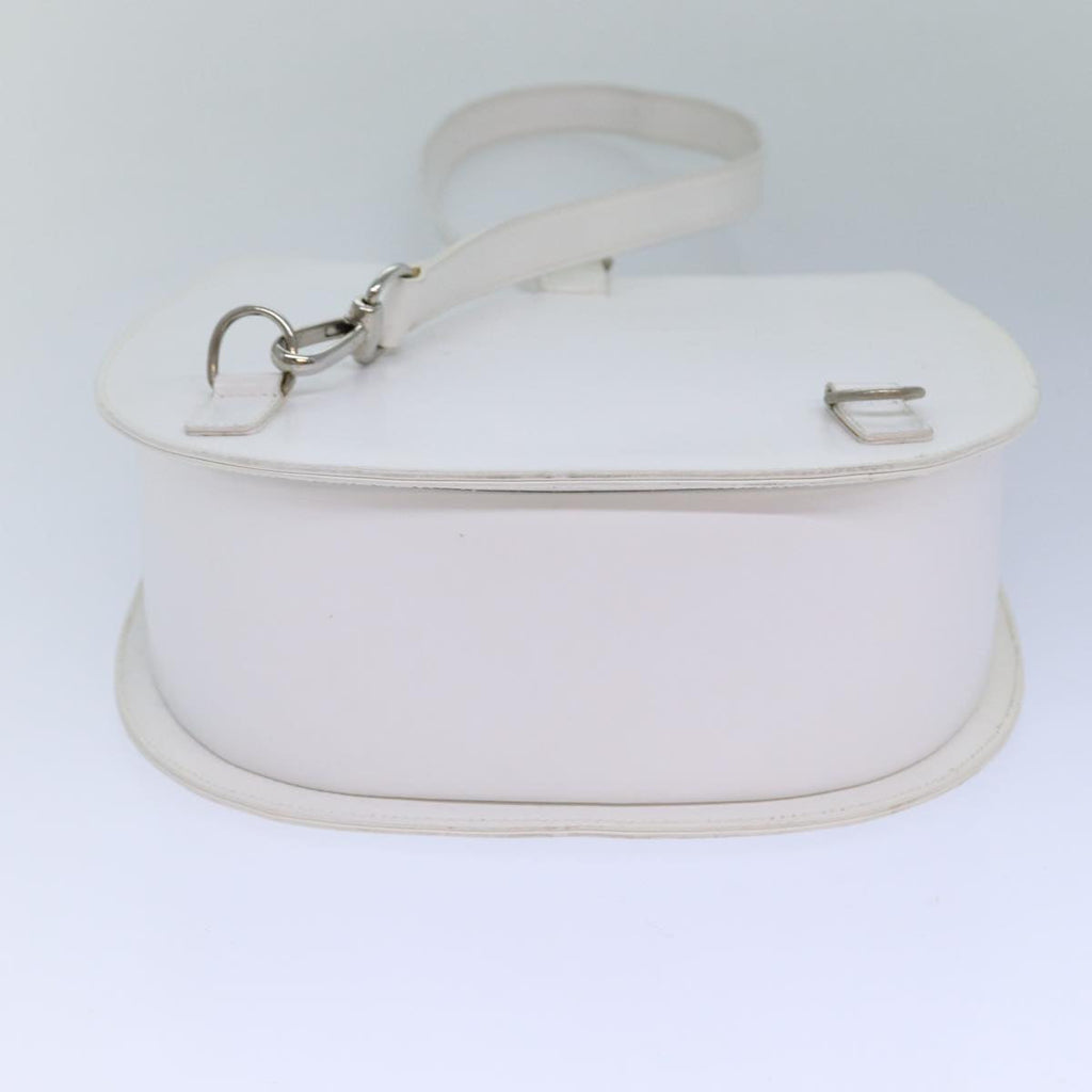 GUCCI Body Bag Leather White ar12042