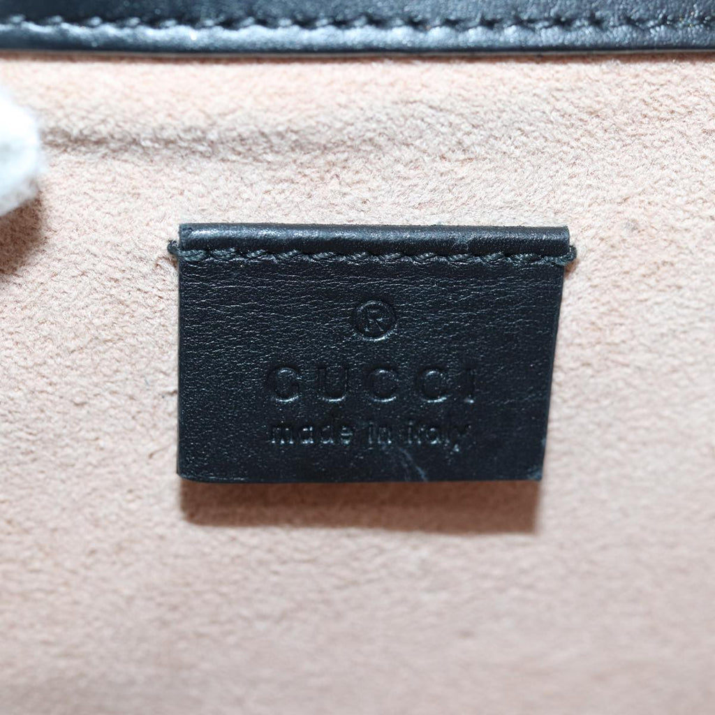 GUCCI GG Supreme Ojiride Shoulder Bag Leather PVC Beige 500781 ar12091