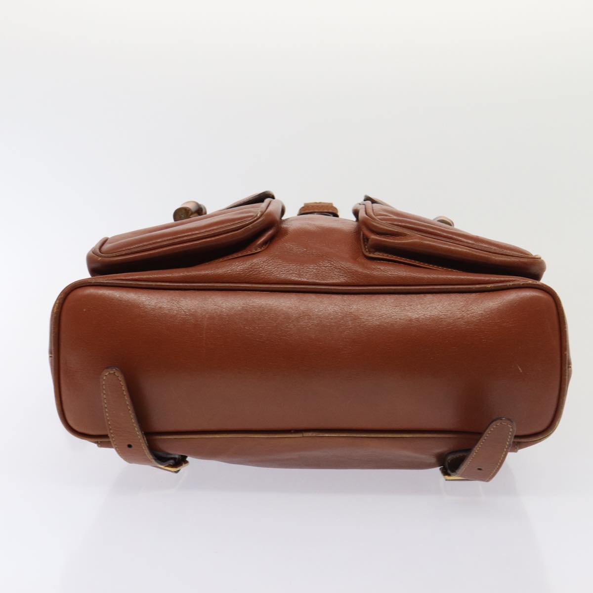 GUCCI Bamboo Backpack Leather Brown 003 2058 0016 ar12099