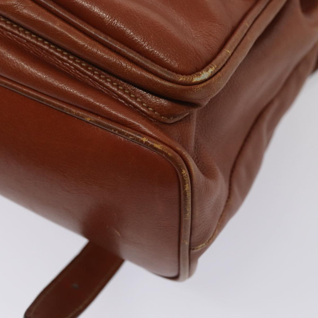 GUCCI Bamboo Backpack Leather Brown 003 2058 0016 ar12099