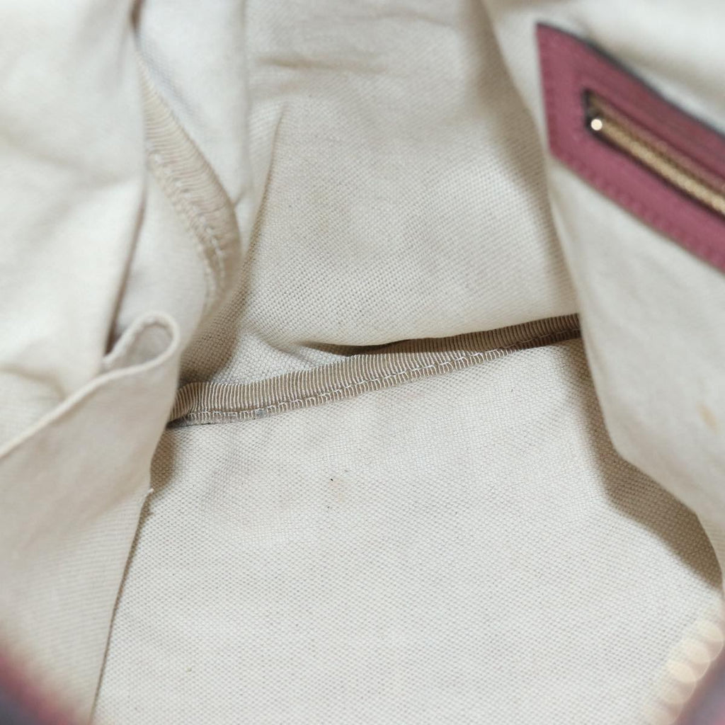 GUCCI Boston Bag Leather Pink 247205 ar12100
