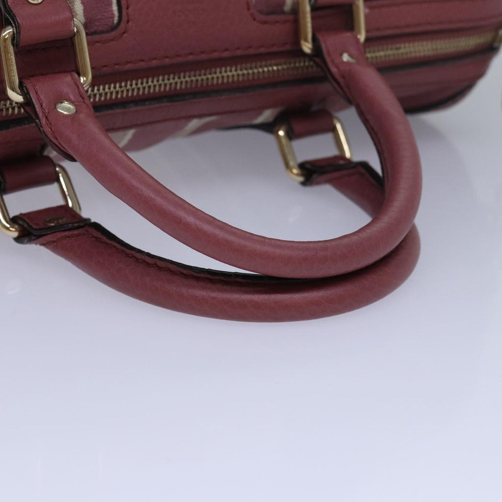GUCCI Boston Bag Leather Pink 247205 ar12100