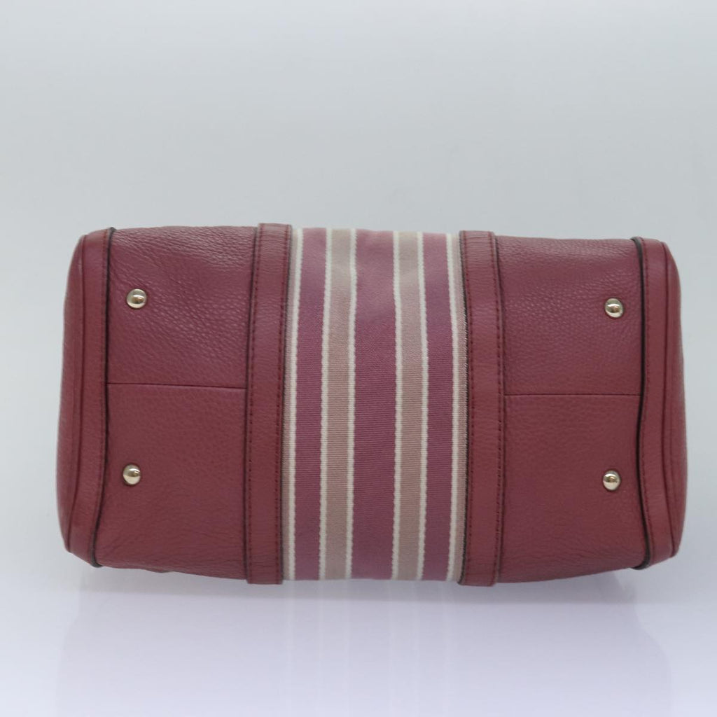 GUCCI Boston Bag Leather Pink 247205 ar12100