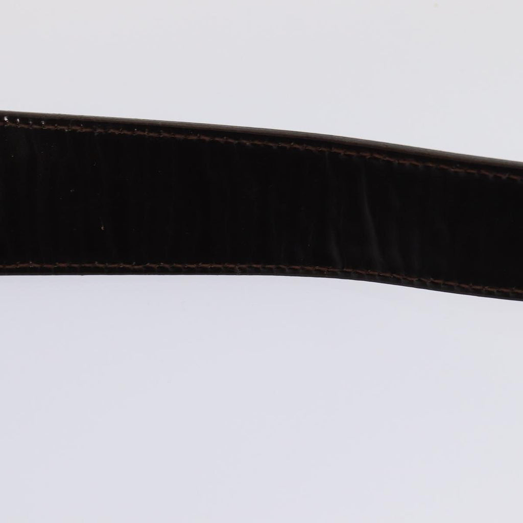 GUCCI Bamboo Body Bag Enamel Brown 003 2113 0027 ar12113