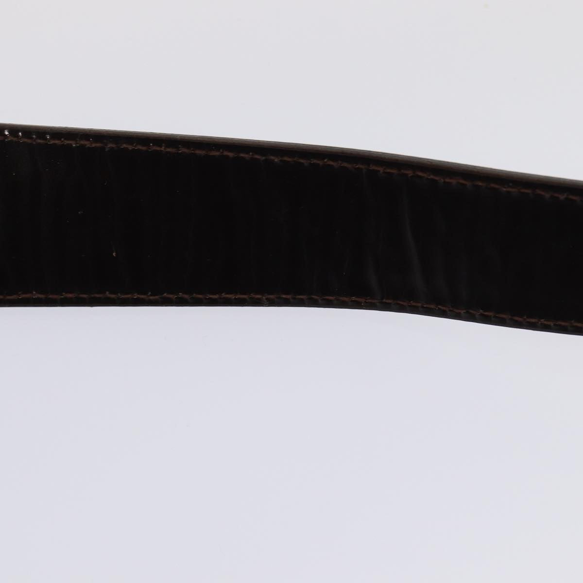 GUCCI Bamboo Body Bag Enamel Brown 003 2113 0027 ar12113