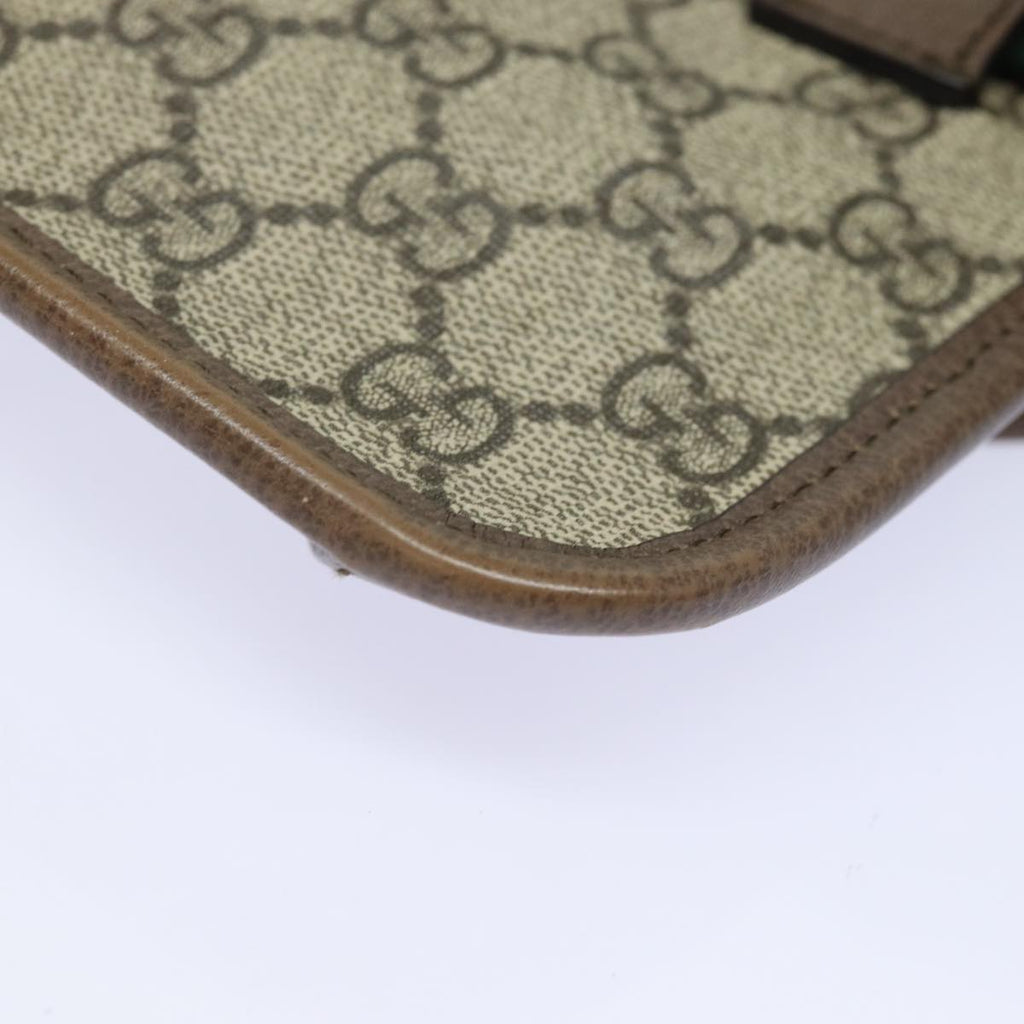 GUCCI GG Supreme Web Sherry Line Waist bag Neo Vintage Beige 493930 ar12117