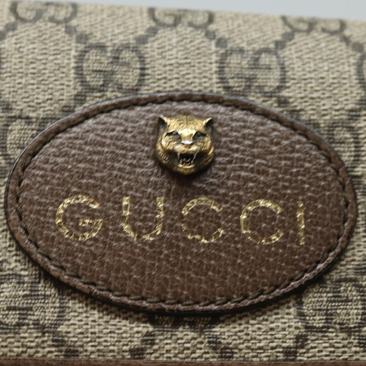 GUCCI GG Supreme Web Sherry Line Waist bag Neo Vintage Beige 493930 ar12117