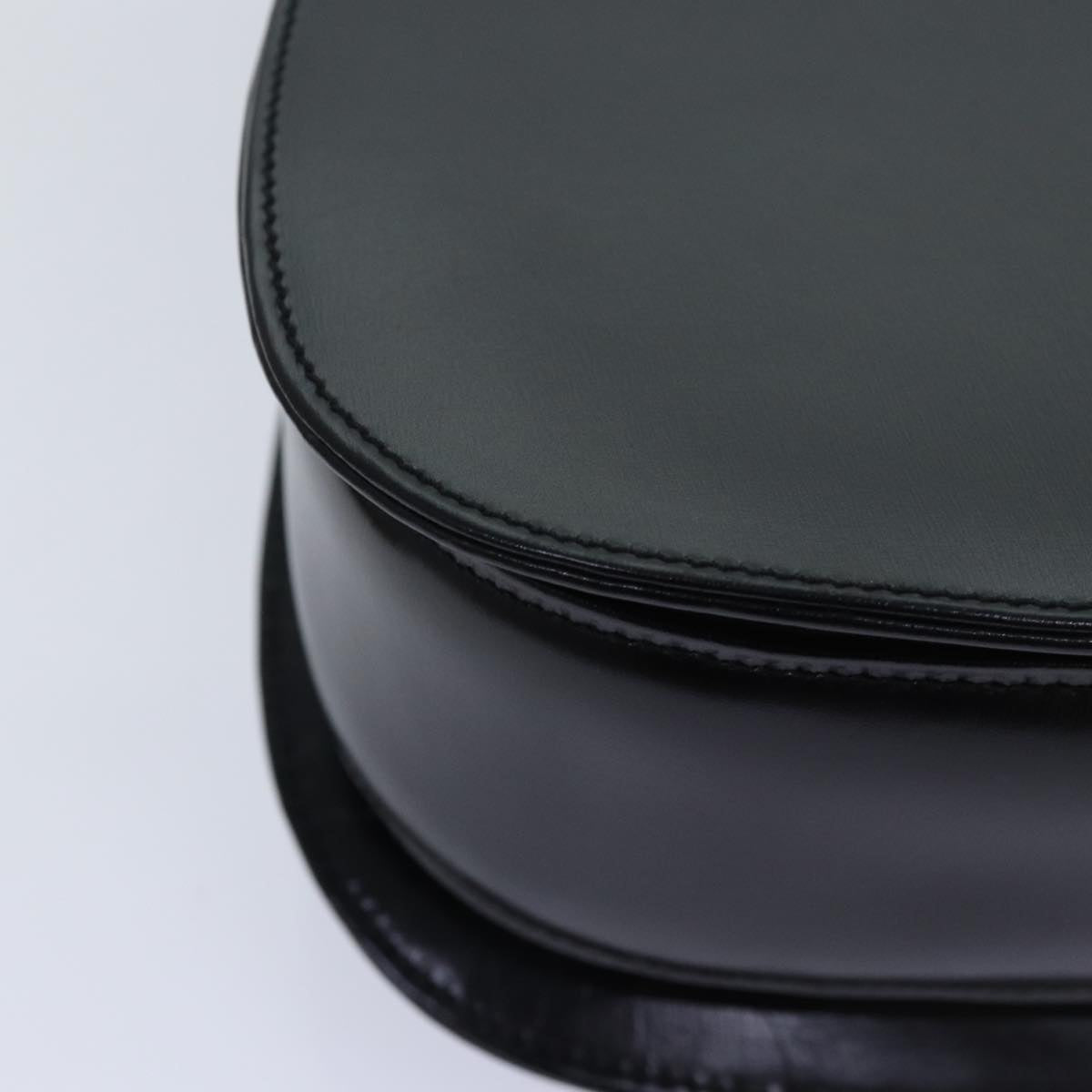GUCCI Bamboo Hand Bag Leather Black 000 1951 0633 ar12165A