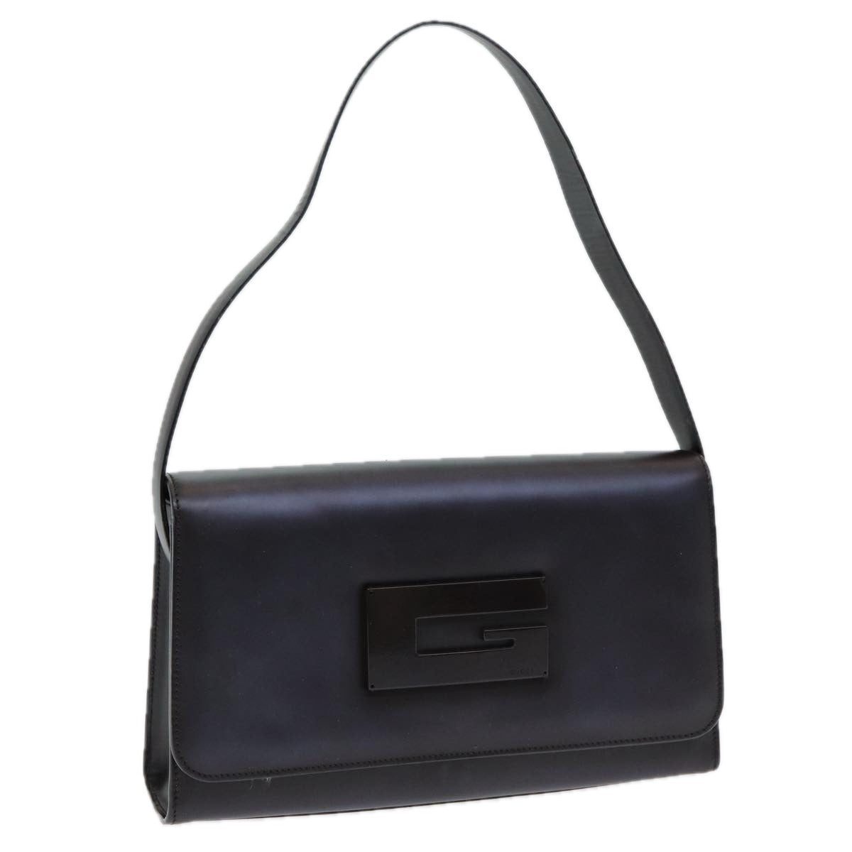 GUCCI Hand Bag Leather Black 001 3063 ar12166