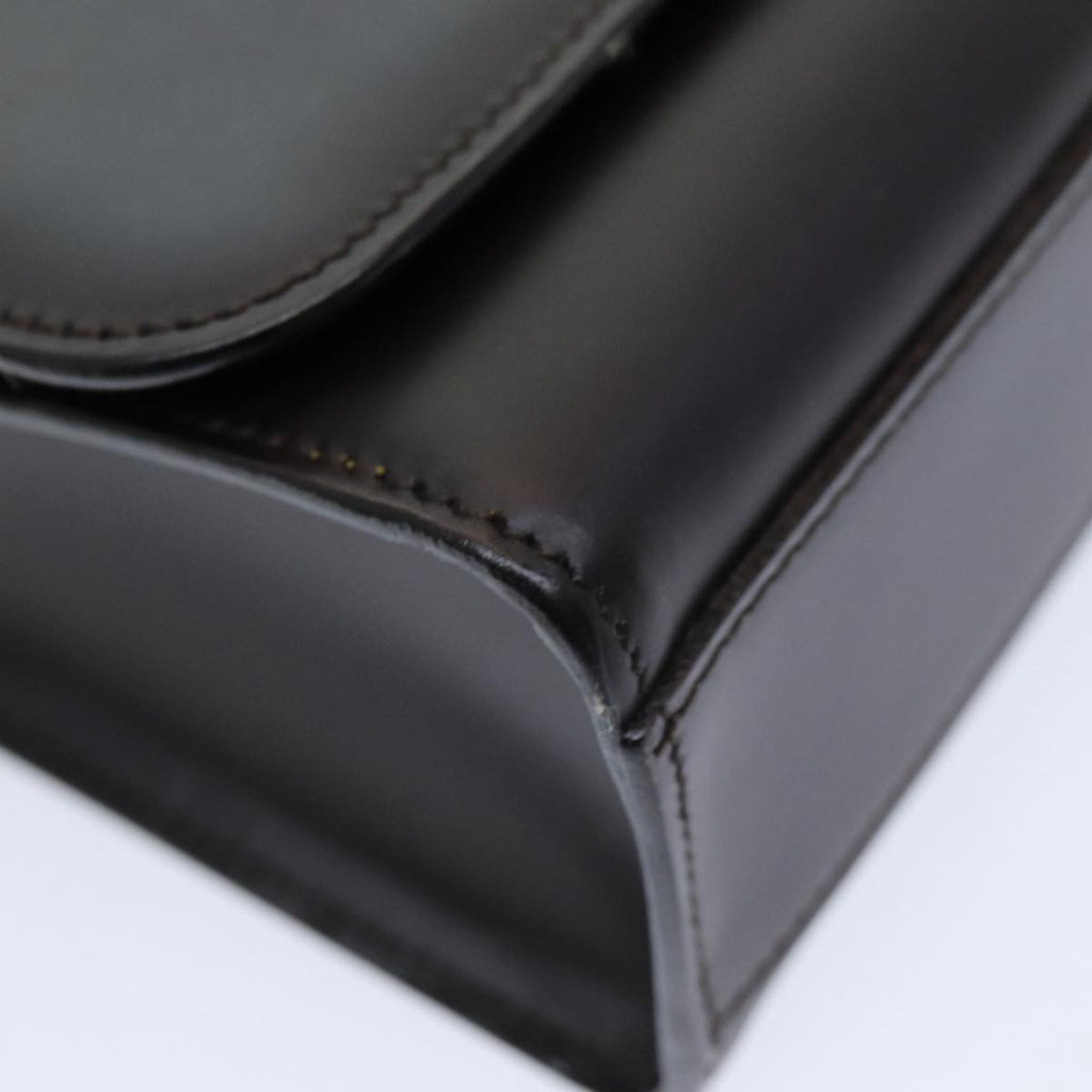 GUCCI Hand Bag Leather Black 001 3063 ar12166