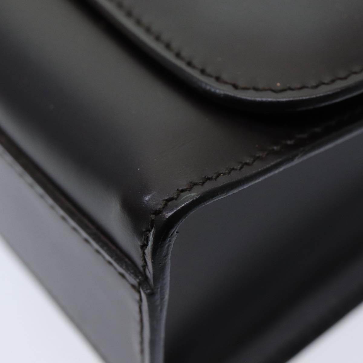 GUCCI Hand Bag Leather Black 001 3063 ar12166