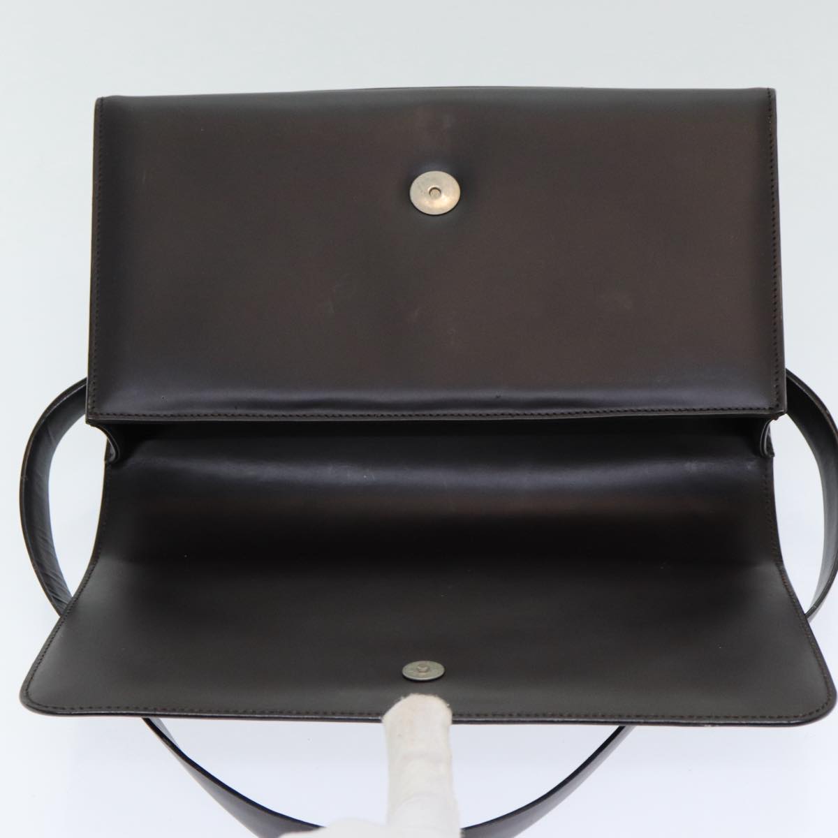 GUCCI Hand Bag Leather Black 001 3063 ar12166