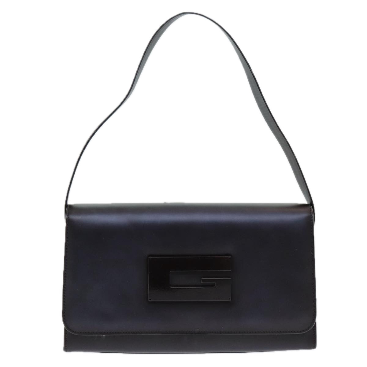 GUCCI Hand Bag Leather Black 001 3063 ar12166