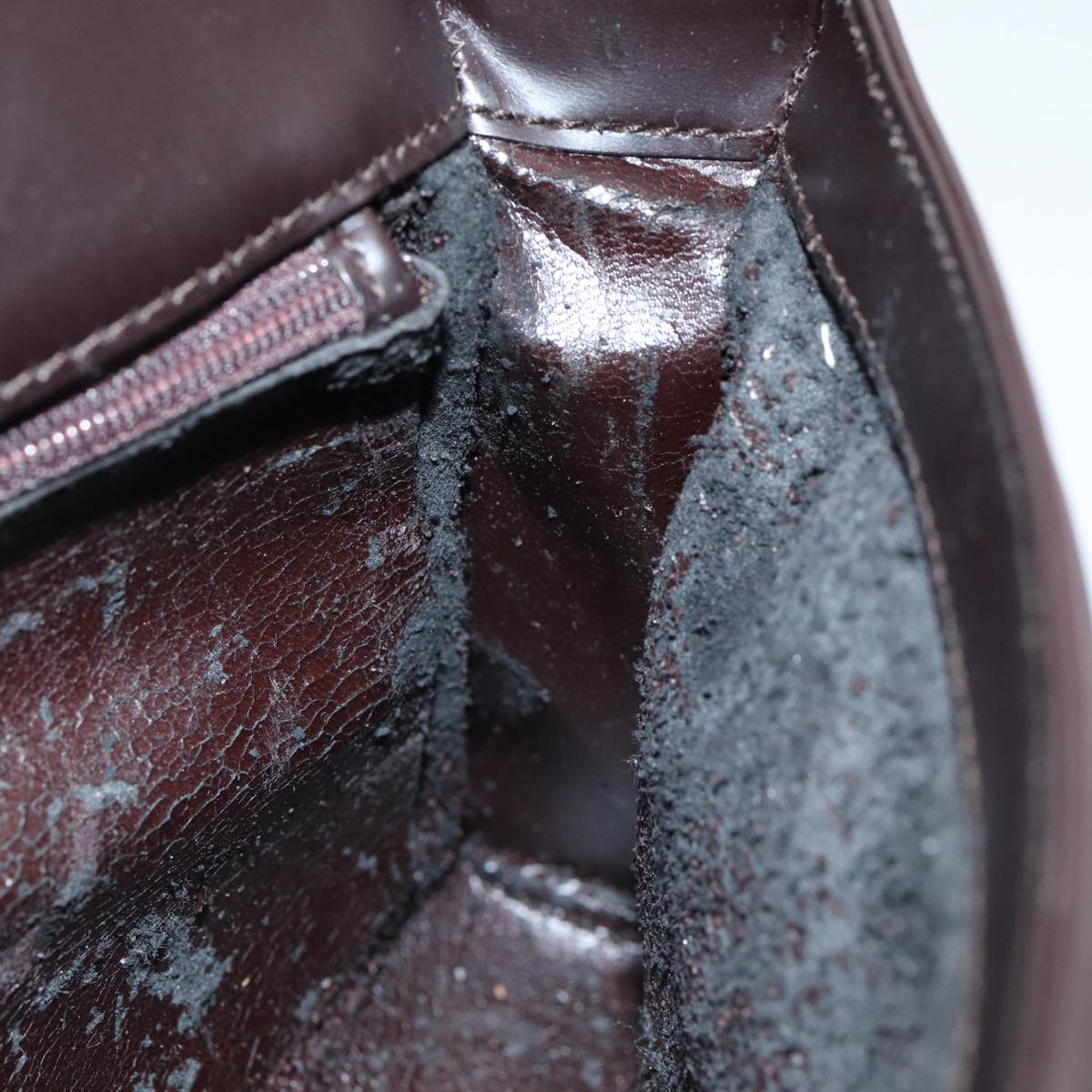 GUCCI Hand Bag Leather Black 001 3063 ar12166