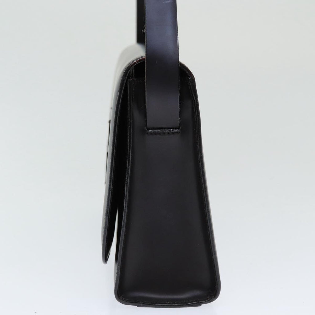 GUCCI Hand Bag Leather Black 001 3063 ar12166