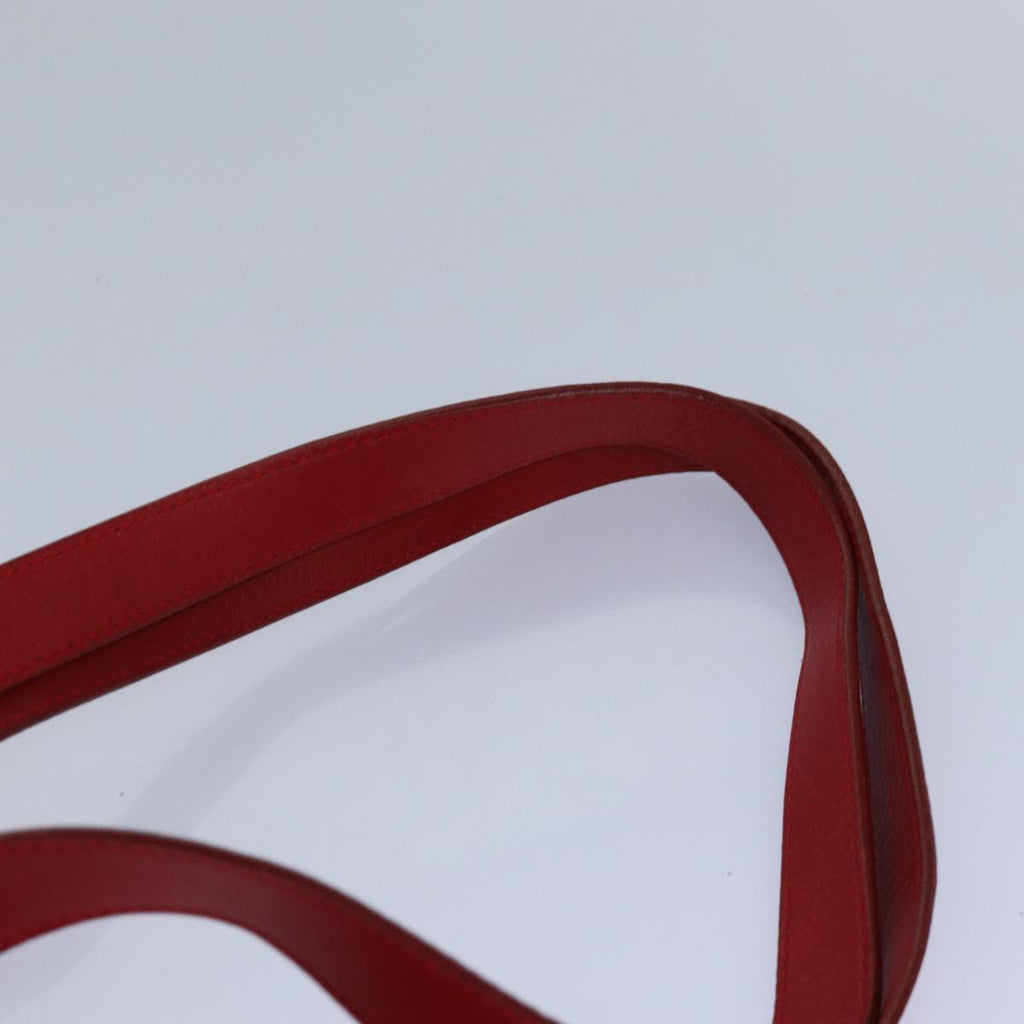 GUCCI Bamboo Backpack Leather Red 003 1705 0030 ar12168