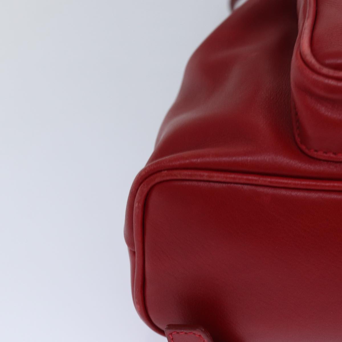 GUCCI Bamboo Backpack Leather Red 003 1705 0030 ar12168