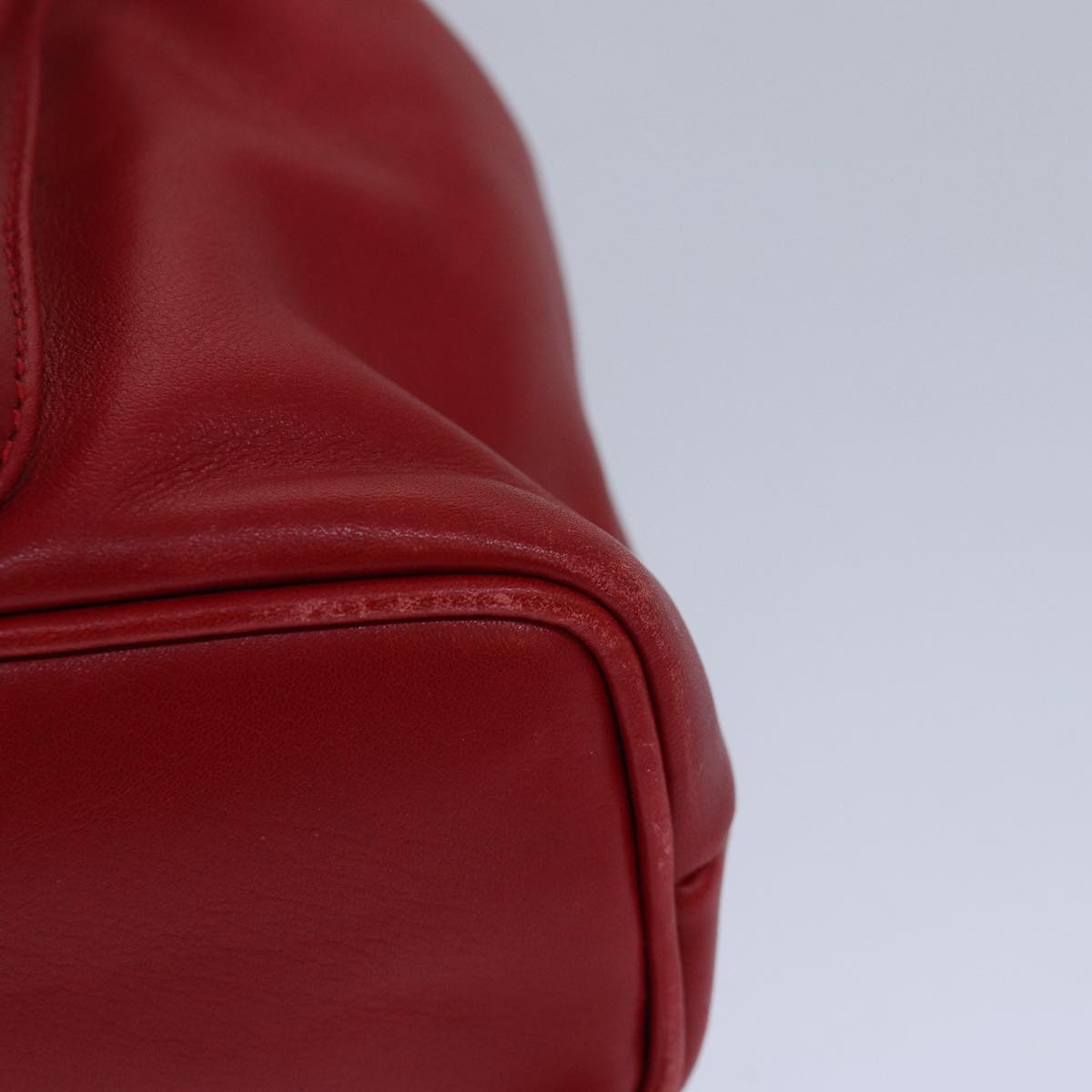 GUCCI Bamboo Backpack Leather Red 003 1705 0030 ar12168