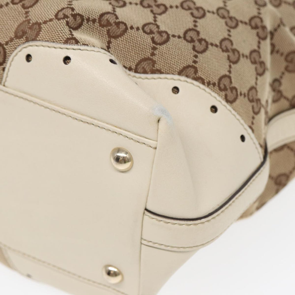 GUCCI GG Canvas Tote Bag Beige ar12215