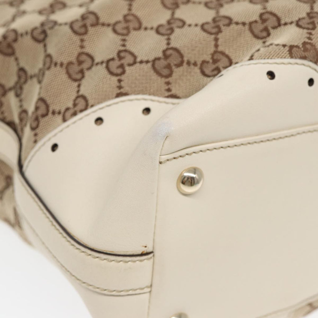 GUCCI GG Canvas Tote Bag Beige ar12215