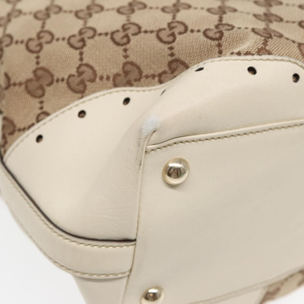 GUCCI GG Canvas Tote Bag Beige ar12215