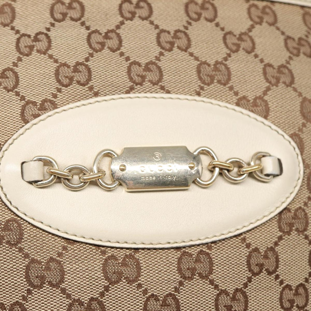 GUCCI GG Canvas Tote Bag Beige ar12215