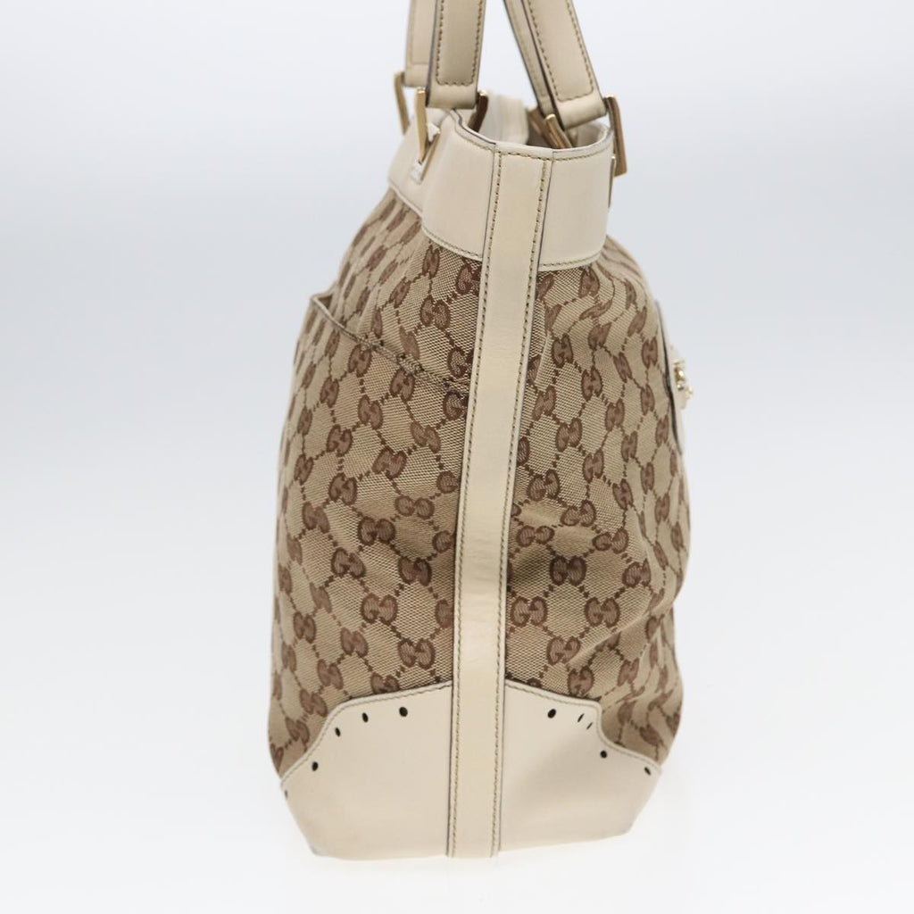 GUCCI GG Canvas Tote Bag Beige ar12215