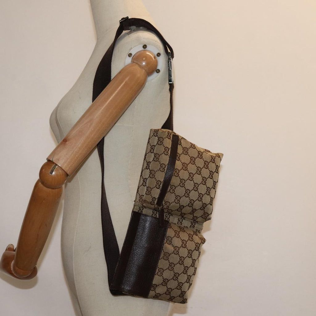 GUCCI GG Canvas Waist bag Beige ar12216