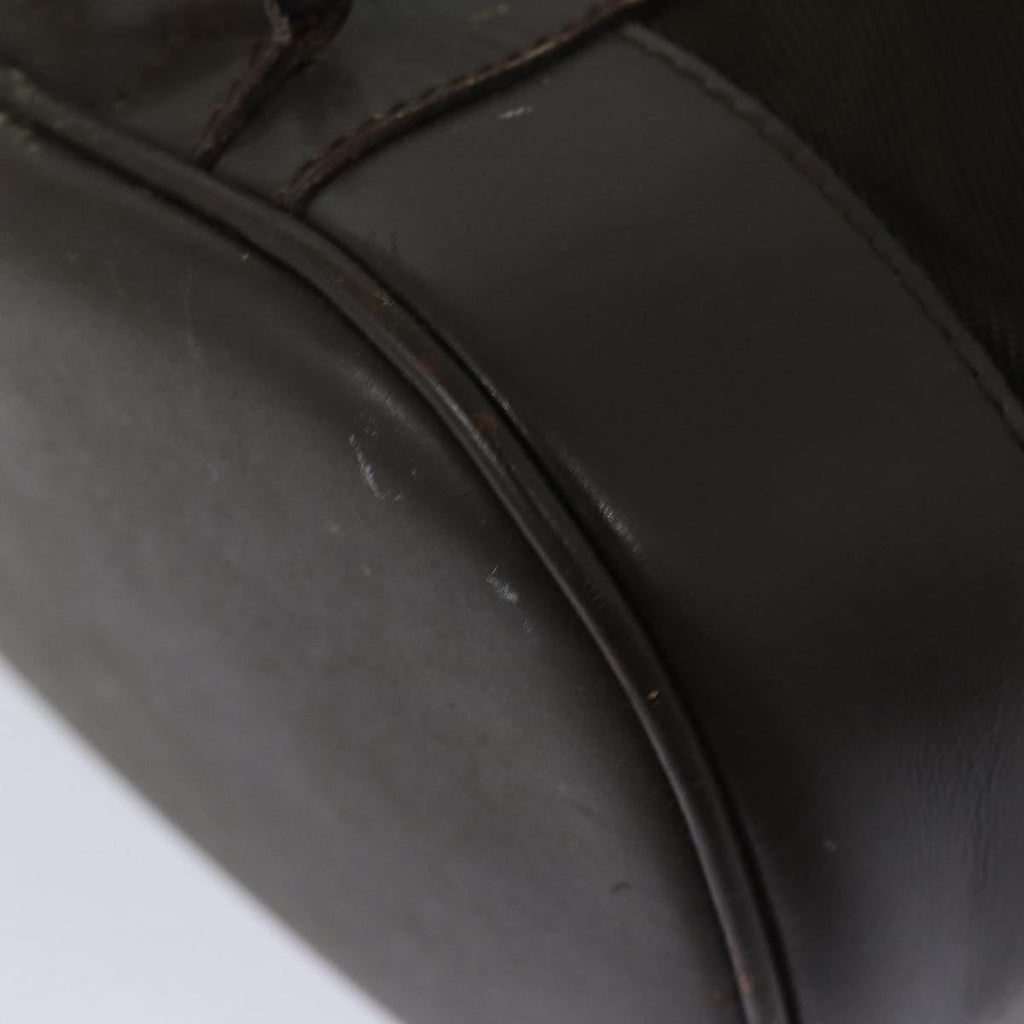 GUCCI Bamboo Backpack Nylon Brown ar12220