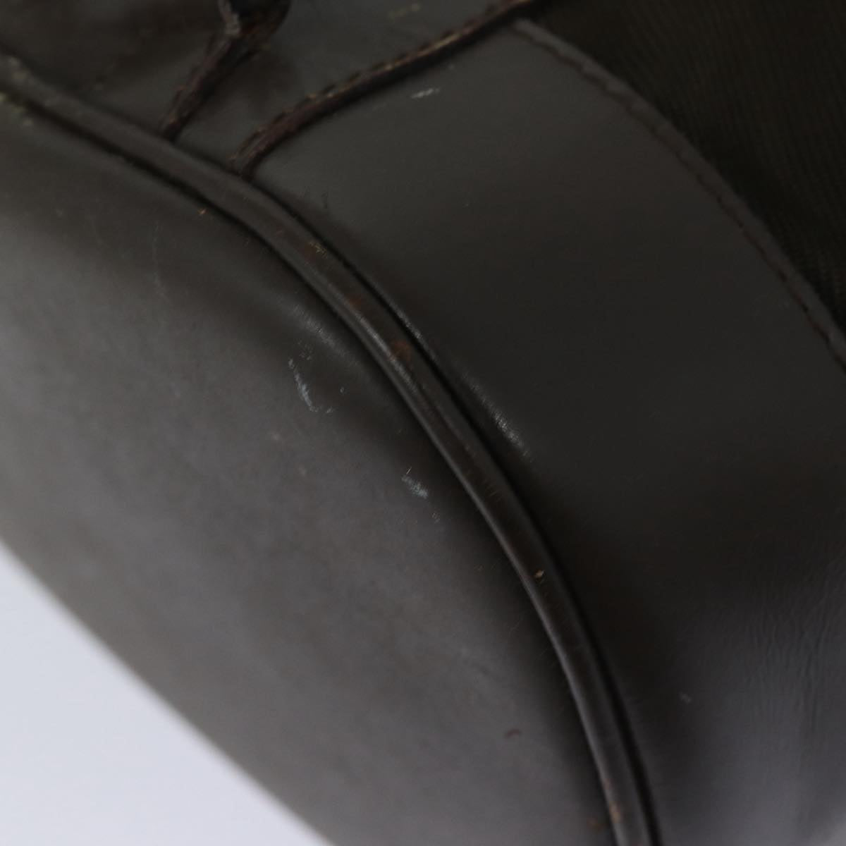 GUCCI Bamboo Backpack Nylon Brown ar12220