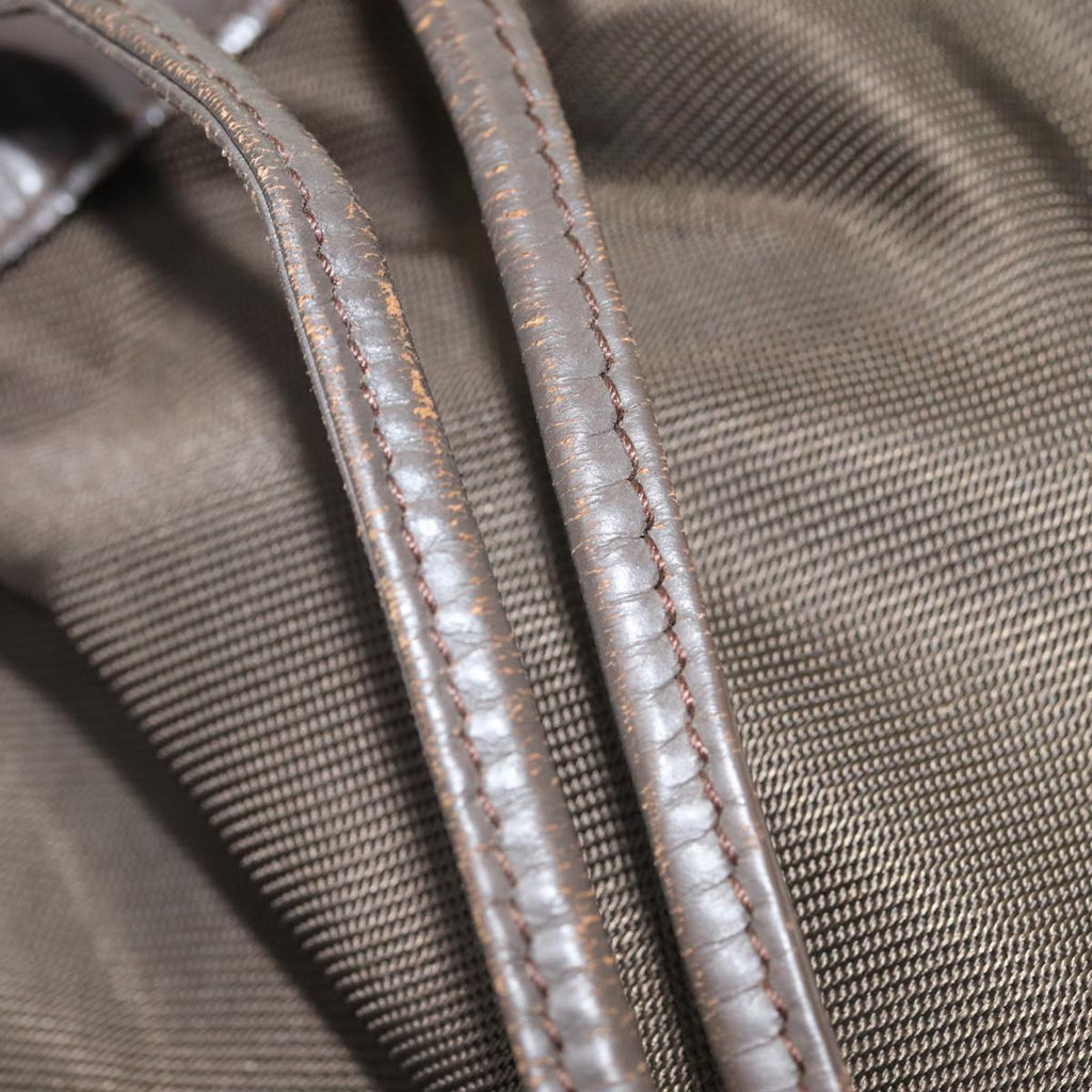 GUCCI Bamboo Backpack Nylon Brown ar12220