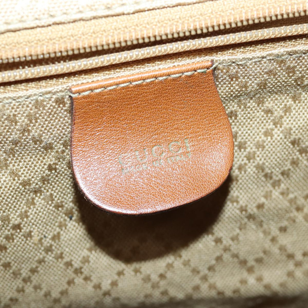 GUCCI Bamboo Backpack Leather Brown Gold 003 2058 0016 ar12268