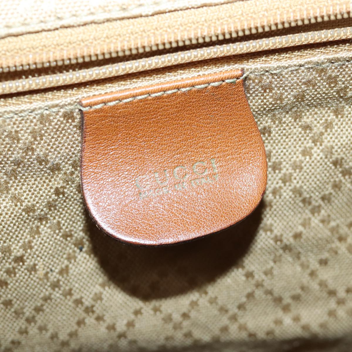 GUCCI Bamboo Backpack Leather Brown Gold 003 2058 0016 ar12268