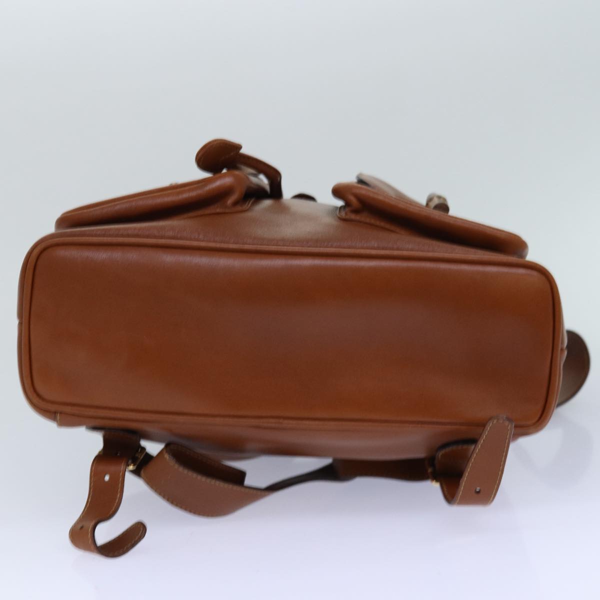 GUCCI Bamboo Backpack Leather Brown Gold 003 2058 0016 ar12268