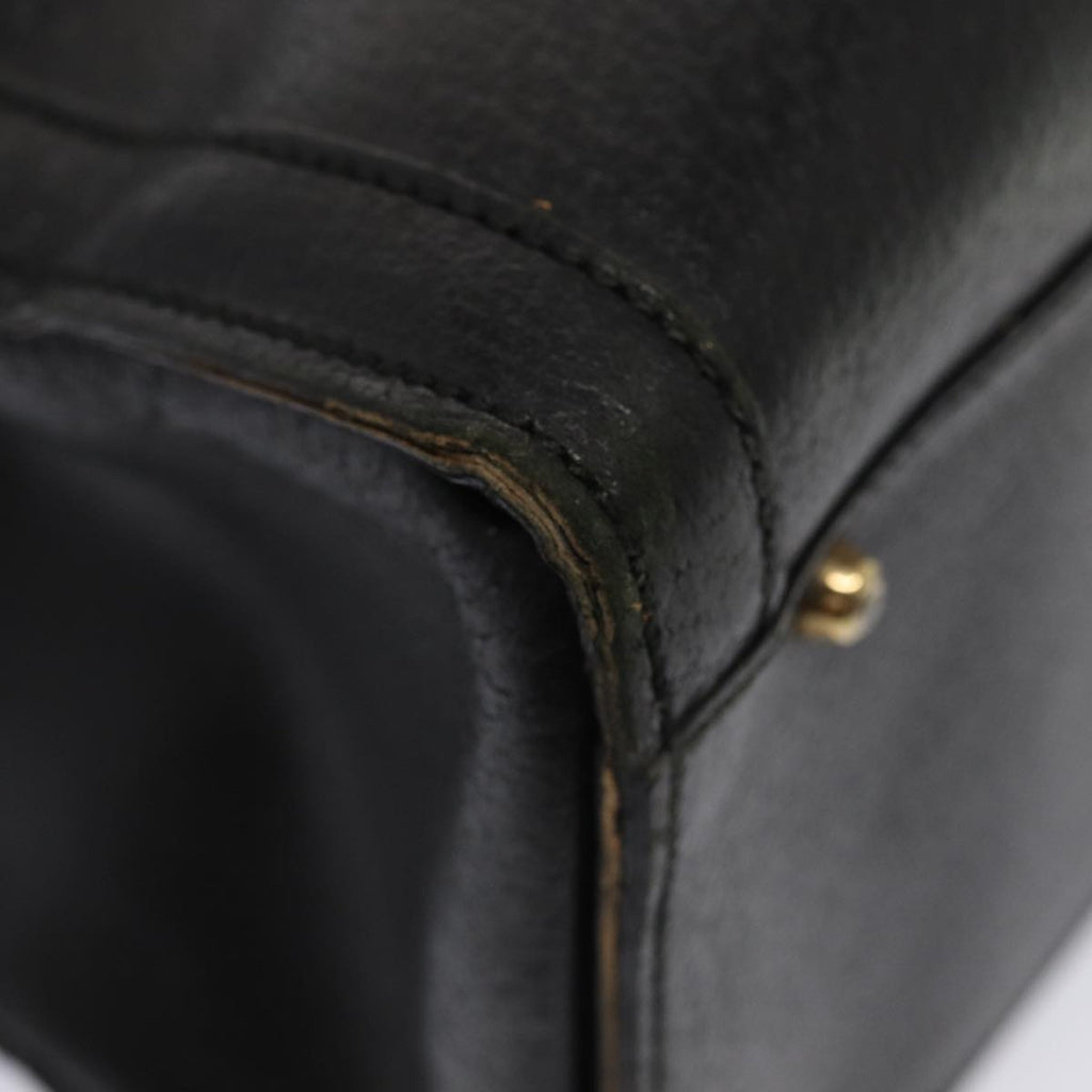 GUCCI Bamboo Hand Bag Leather Black 002 2853 0260 0 ar12297