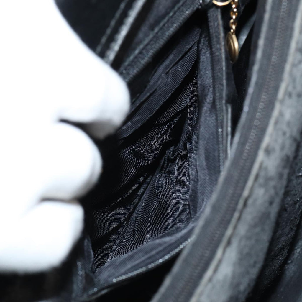 GUCCI Bamboo Hand Bag Leather Black 002 2853 0260 0 ar12297