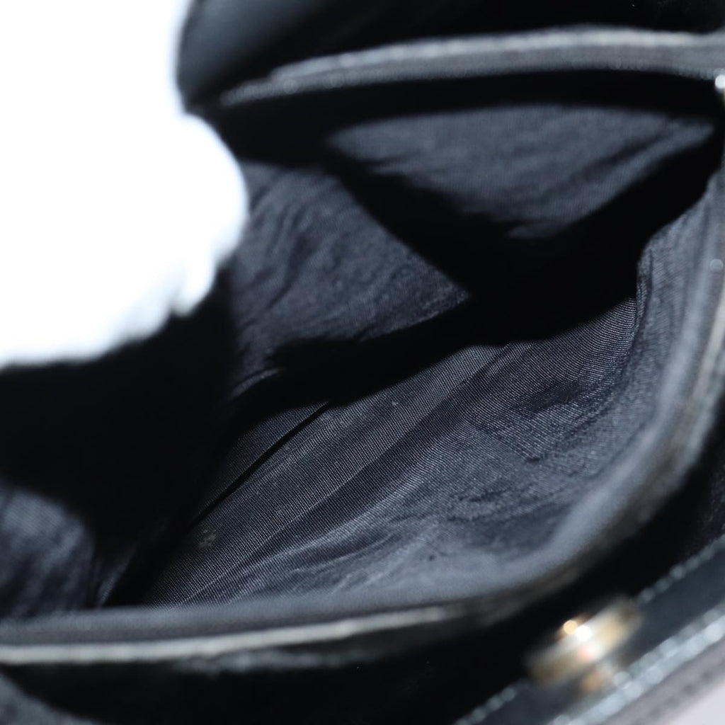 GUCCI Bamboo Hand Bag Leather Black 002 2853 0260 0 ar12297