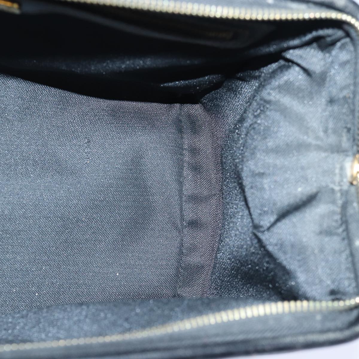 FENDI Pecan Canvas Hand Bag Brown Black ar12307