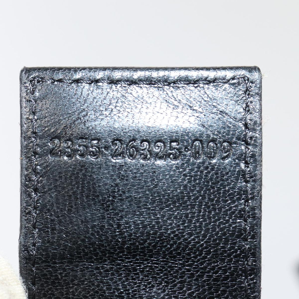 FENDI Mamma Baguette Shoulder Bag Nylon Black ar12319