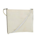 FENDI Shoulder Bag Nylon White Silver ar12395