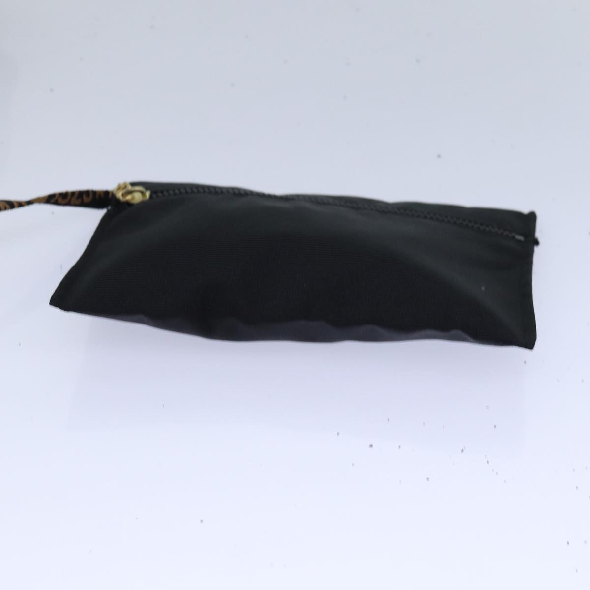 FENDI Tote Bag Nylon Black Gold ar12397