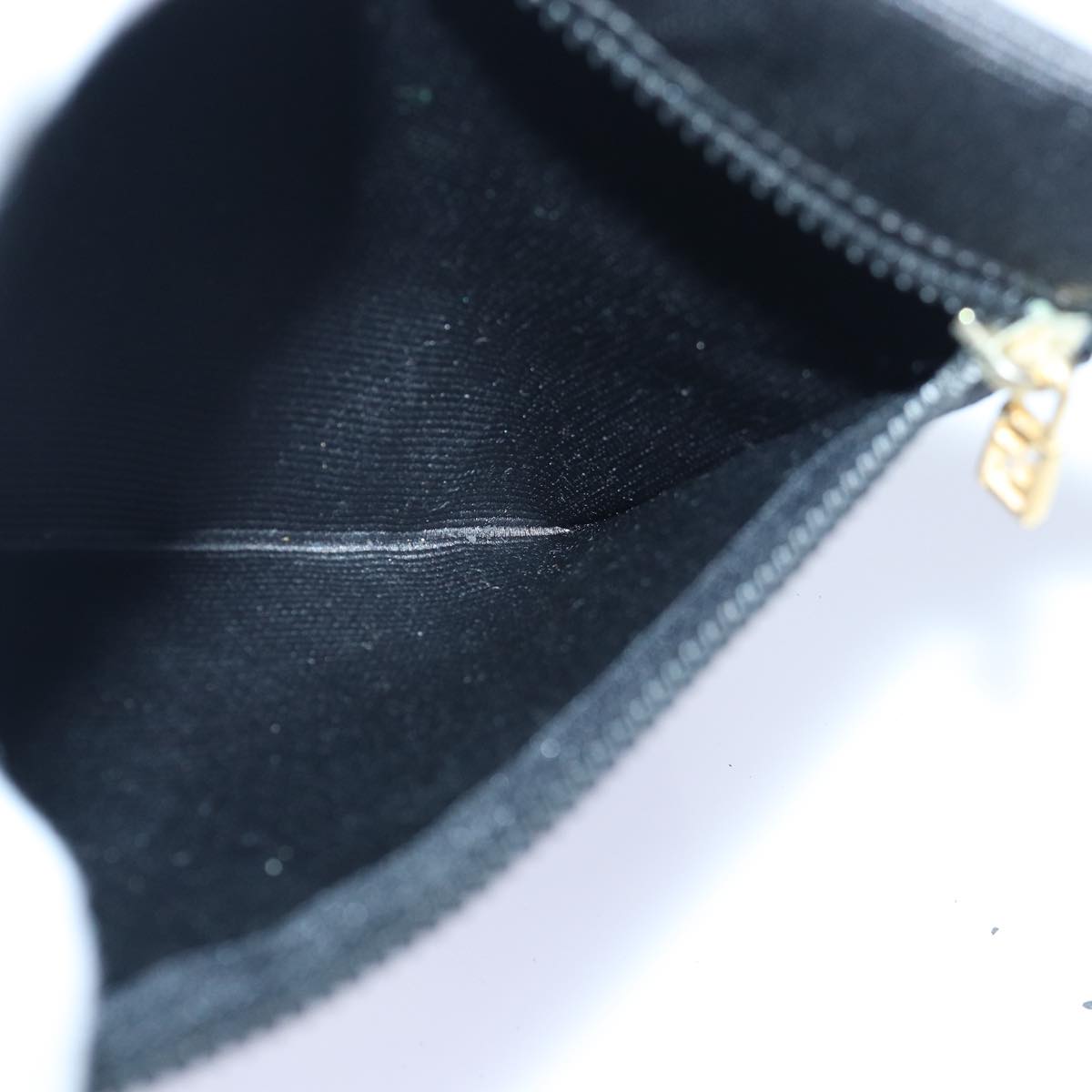 FENDI Tote Bag Nylon Black Gold ar12397