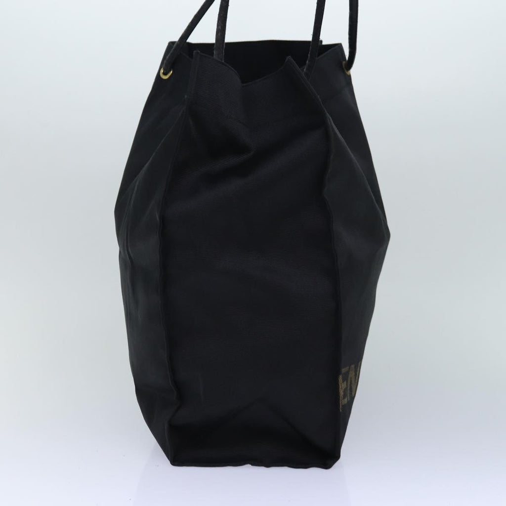 FENDI Tote Bag Nylon Black Gold ar12397