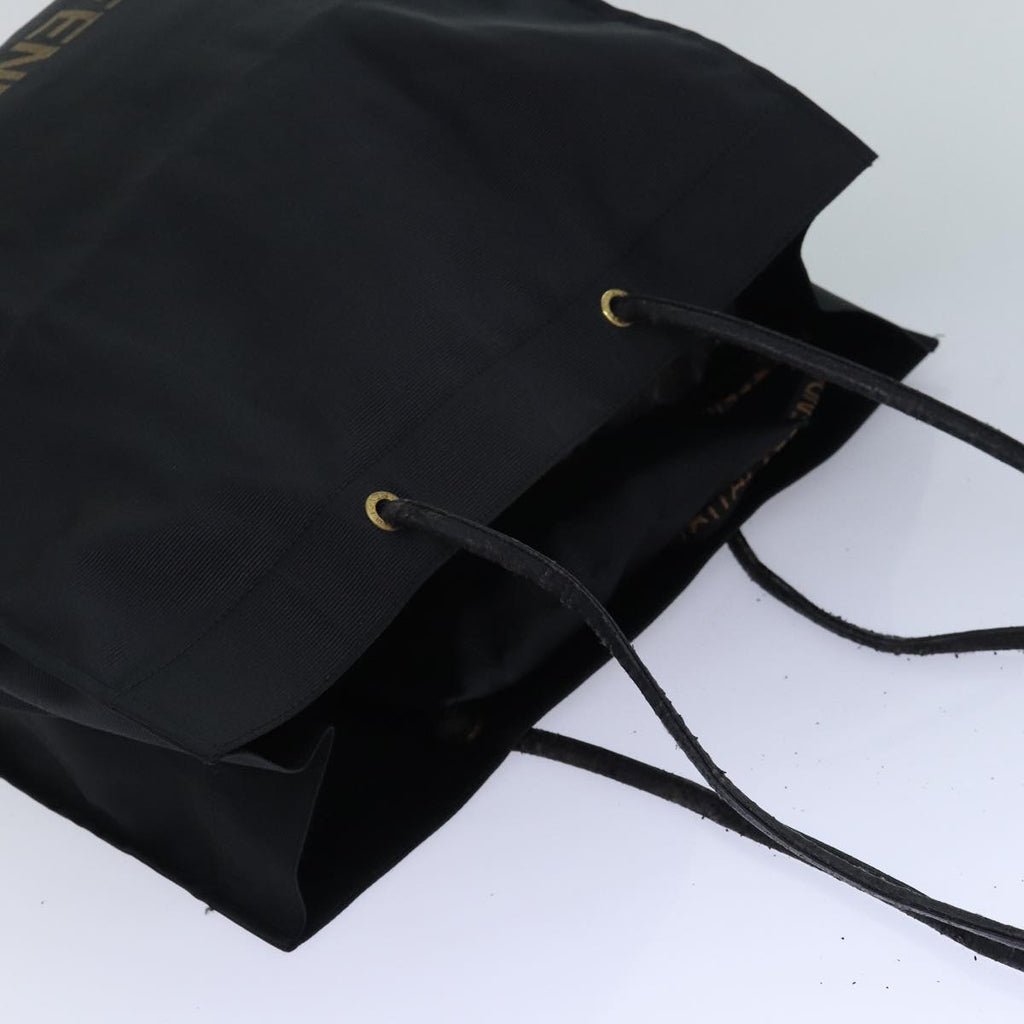FENDI Tote Bag Nylon Black Gold ar12397